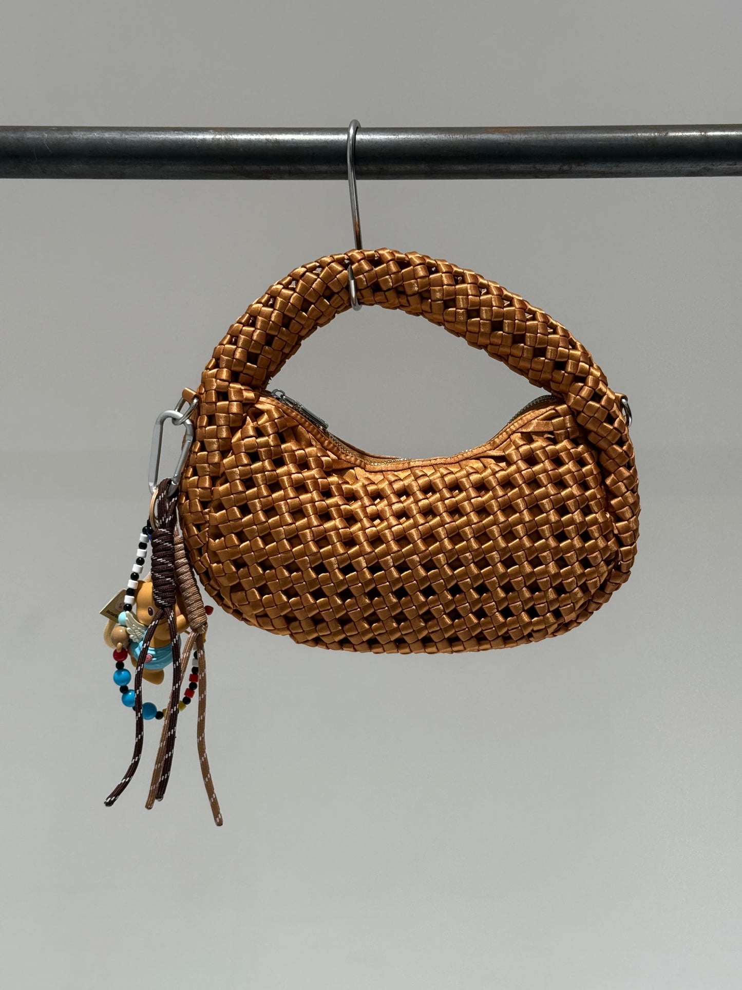 BORSA+CHARMS BRONZO
