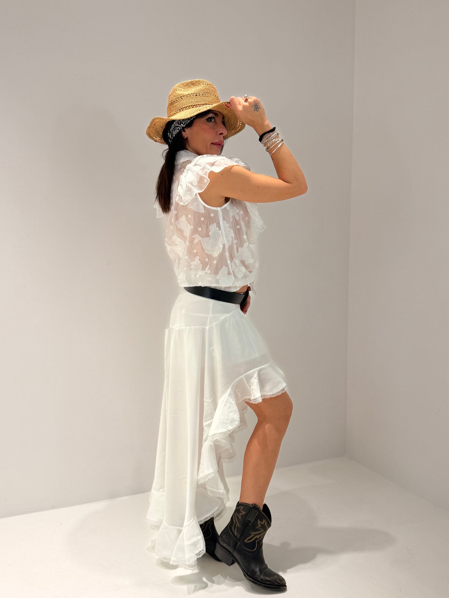 GONNA COW GIRL BIANCO