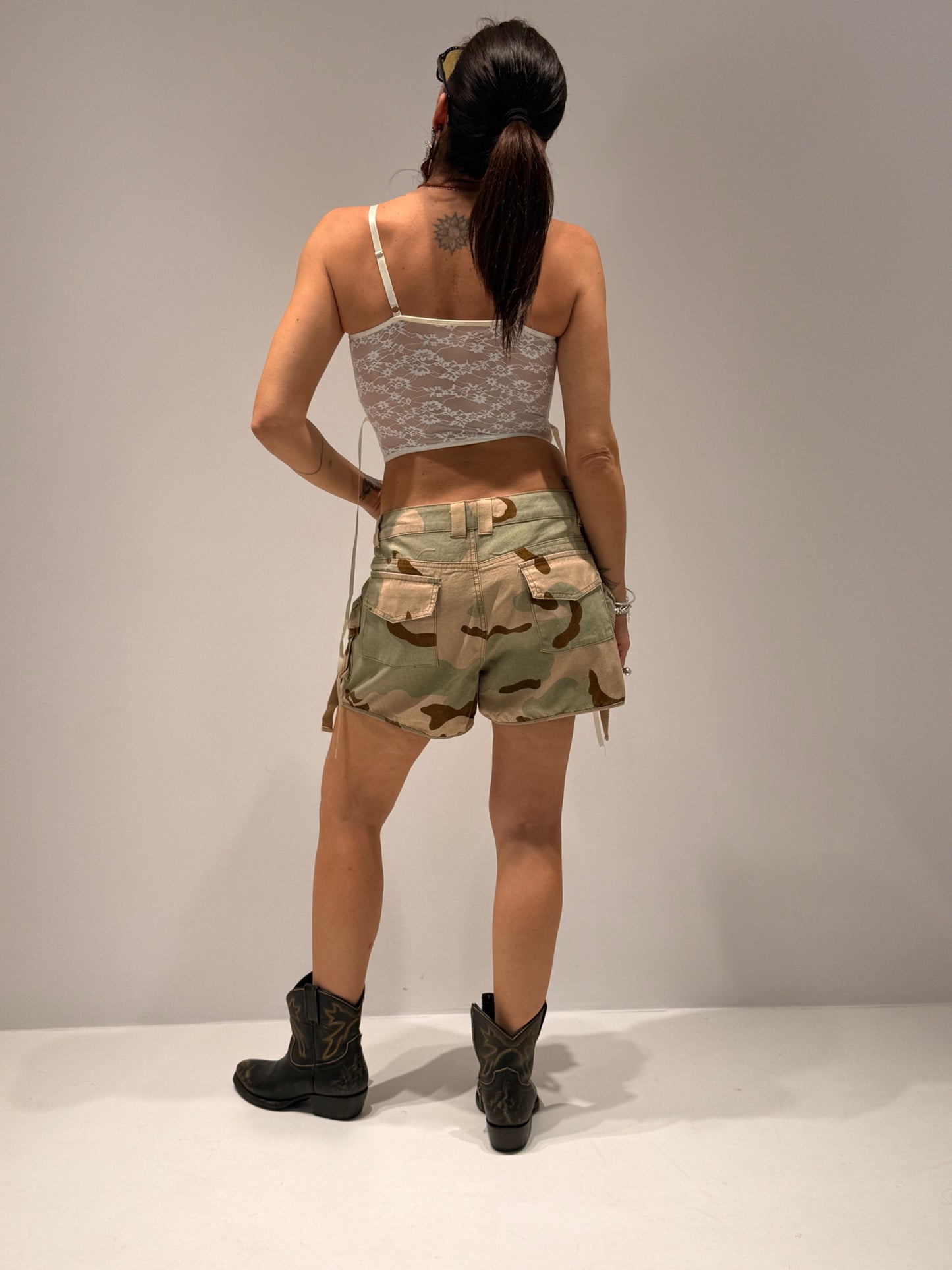 BUSTIER PIZZO ECRU