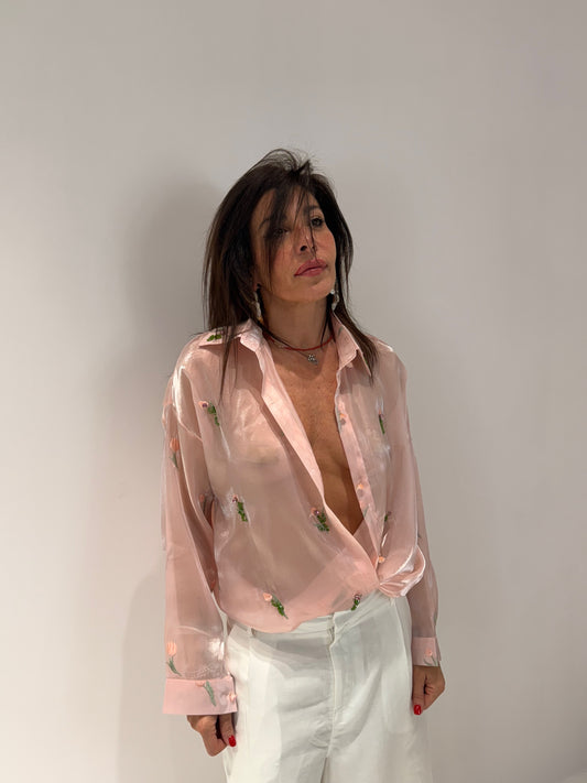CAMICIA FOLLY FLOWER ROSA