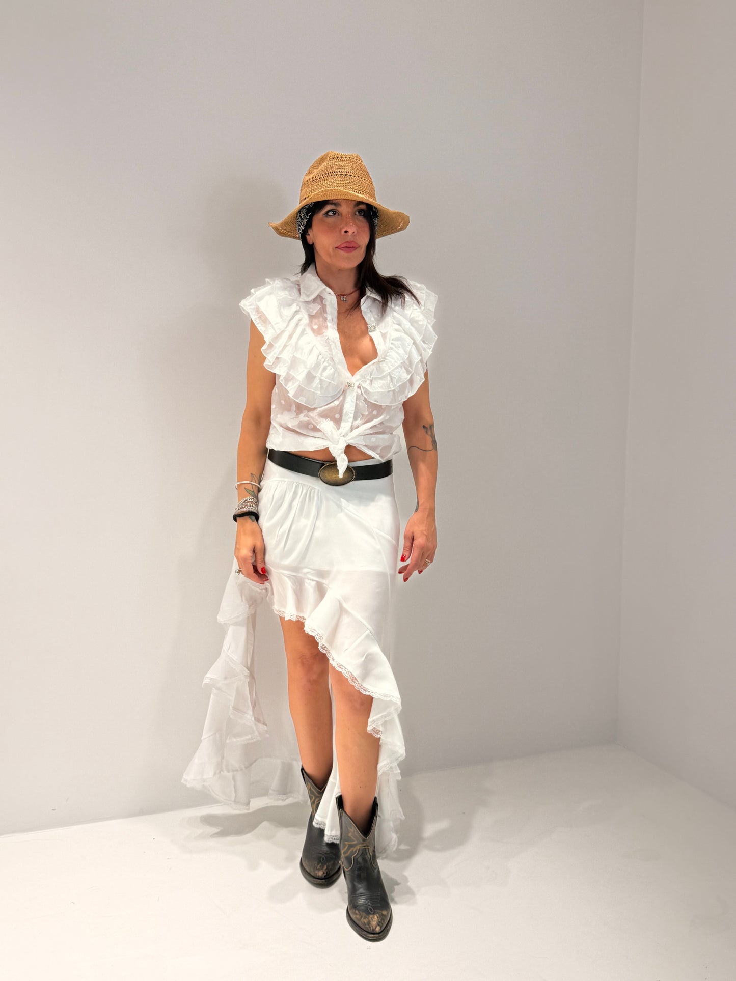 GONNA COW GIRL BIANCO