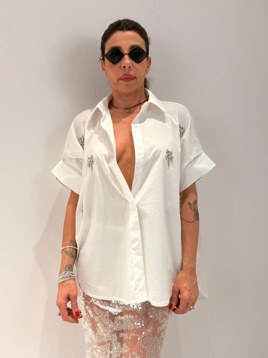 CAMICIA PALMA BIANCO