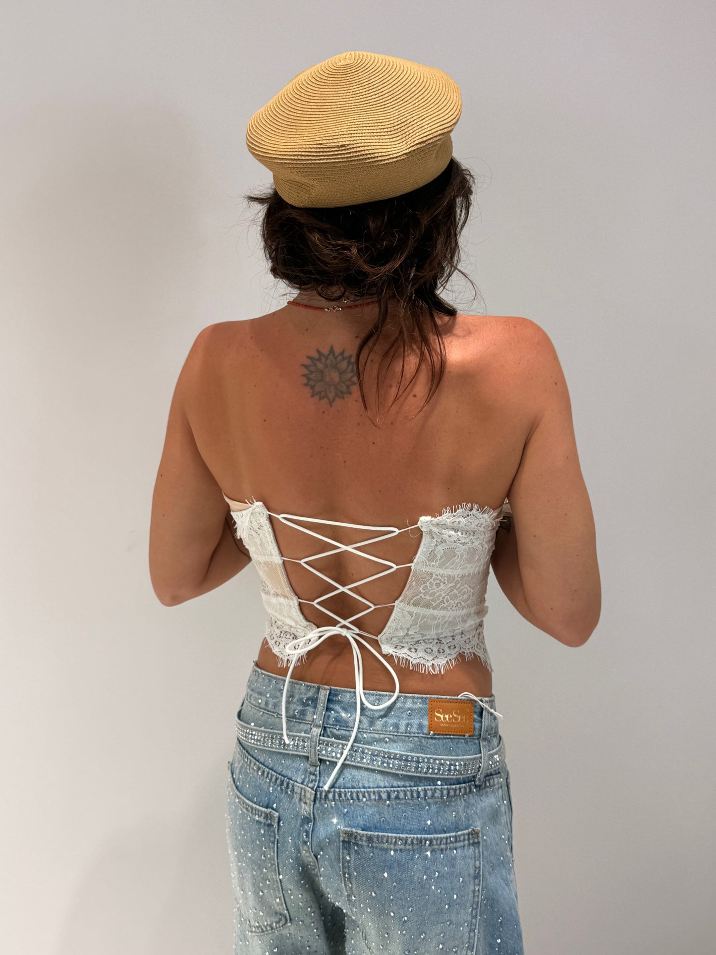 BUSTIER RB BIANCO