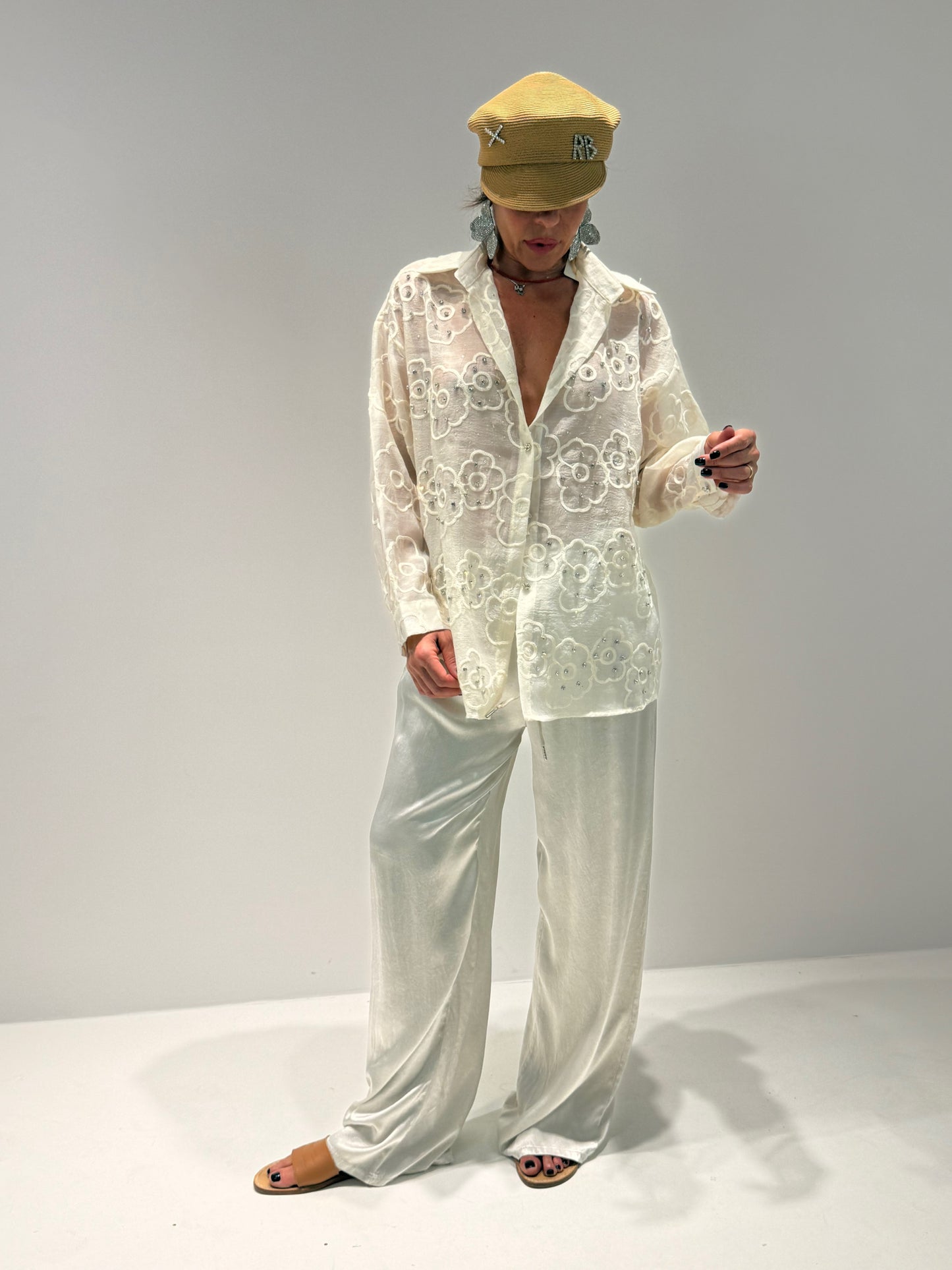 PANTALONE MOSè ECRU